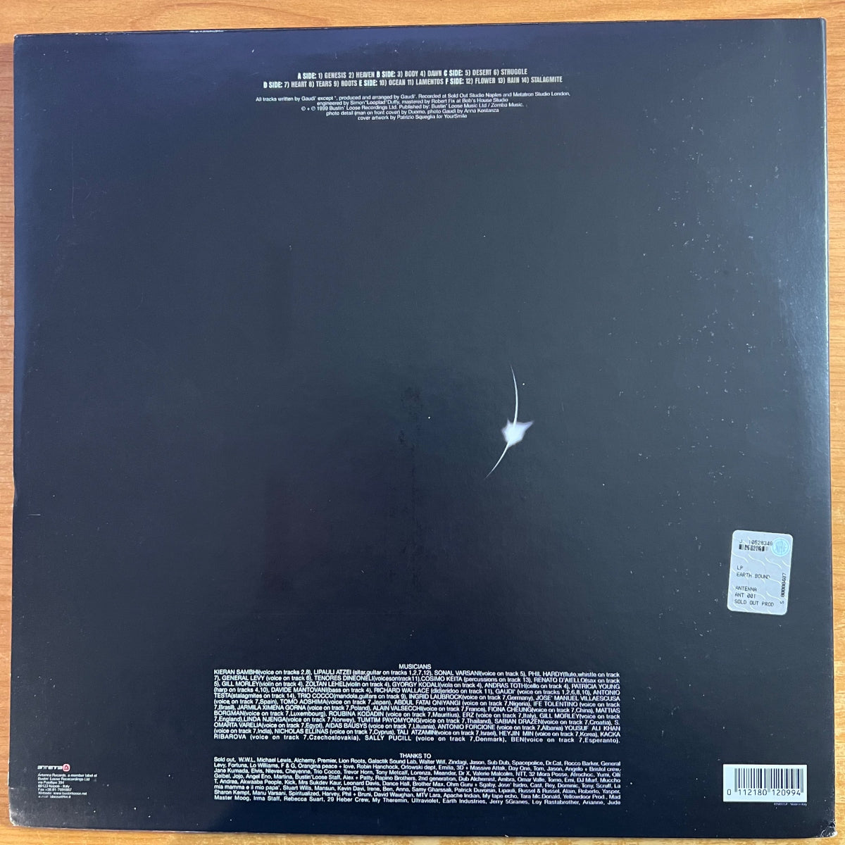 Gaudi - Earthbound / 3 LP - 1. Italy-Press. 1999 - (M-/VG++)