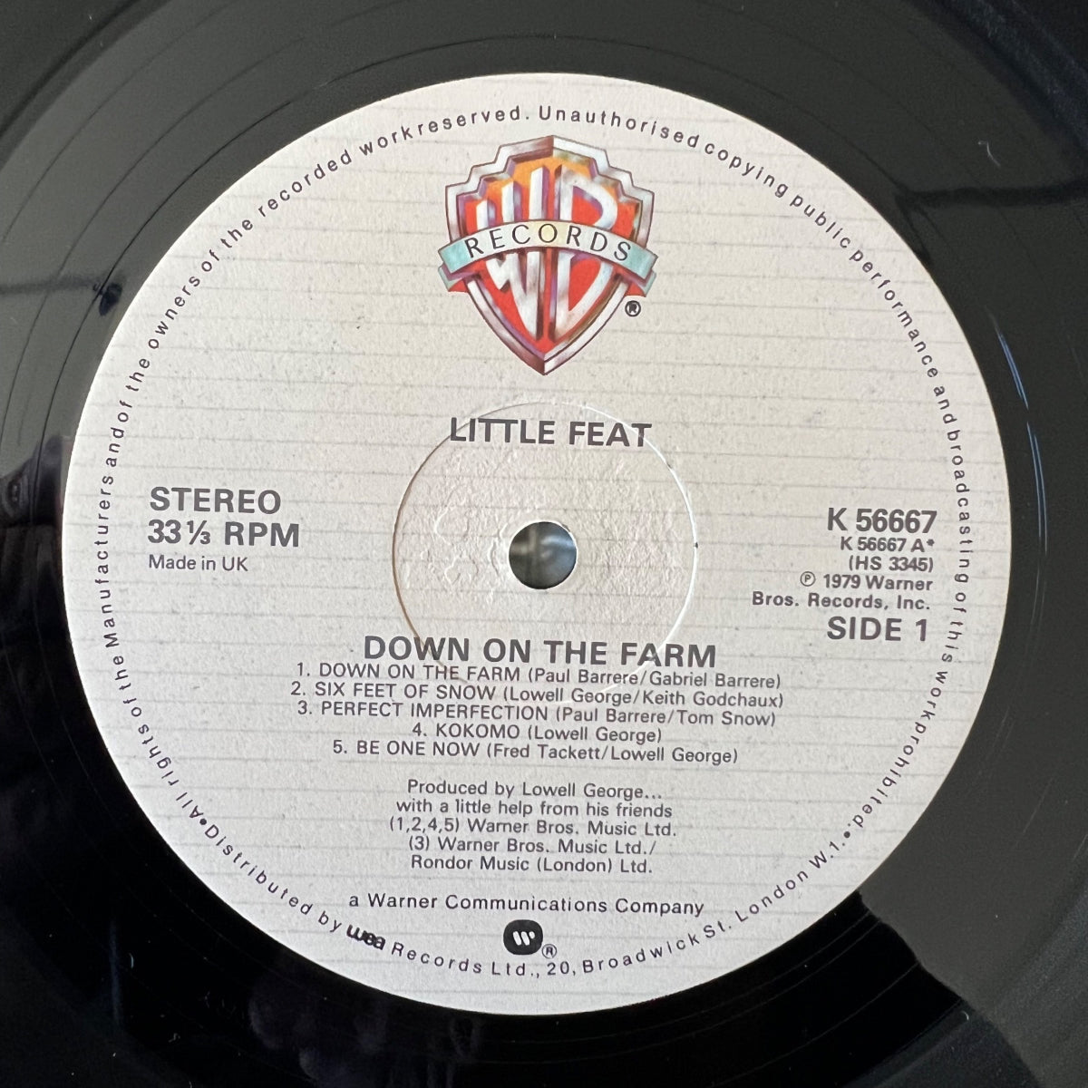 Little Feat - Down On The Farm / 1. UK-Press. 1979 - (M-/M-)
