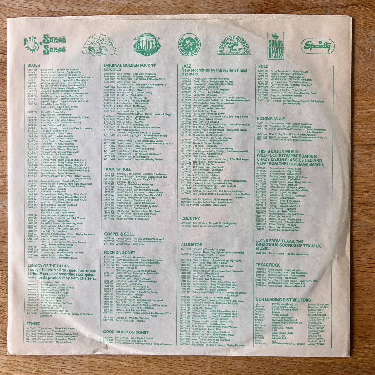 Son Seals - Bad Axe / 1. UK-Press. 1984 - (M-/M-)