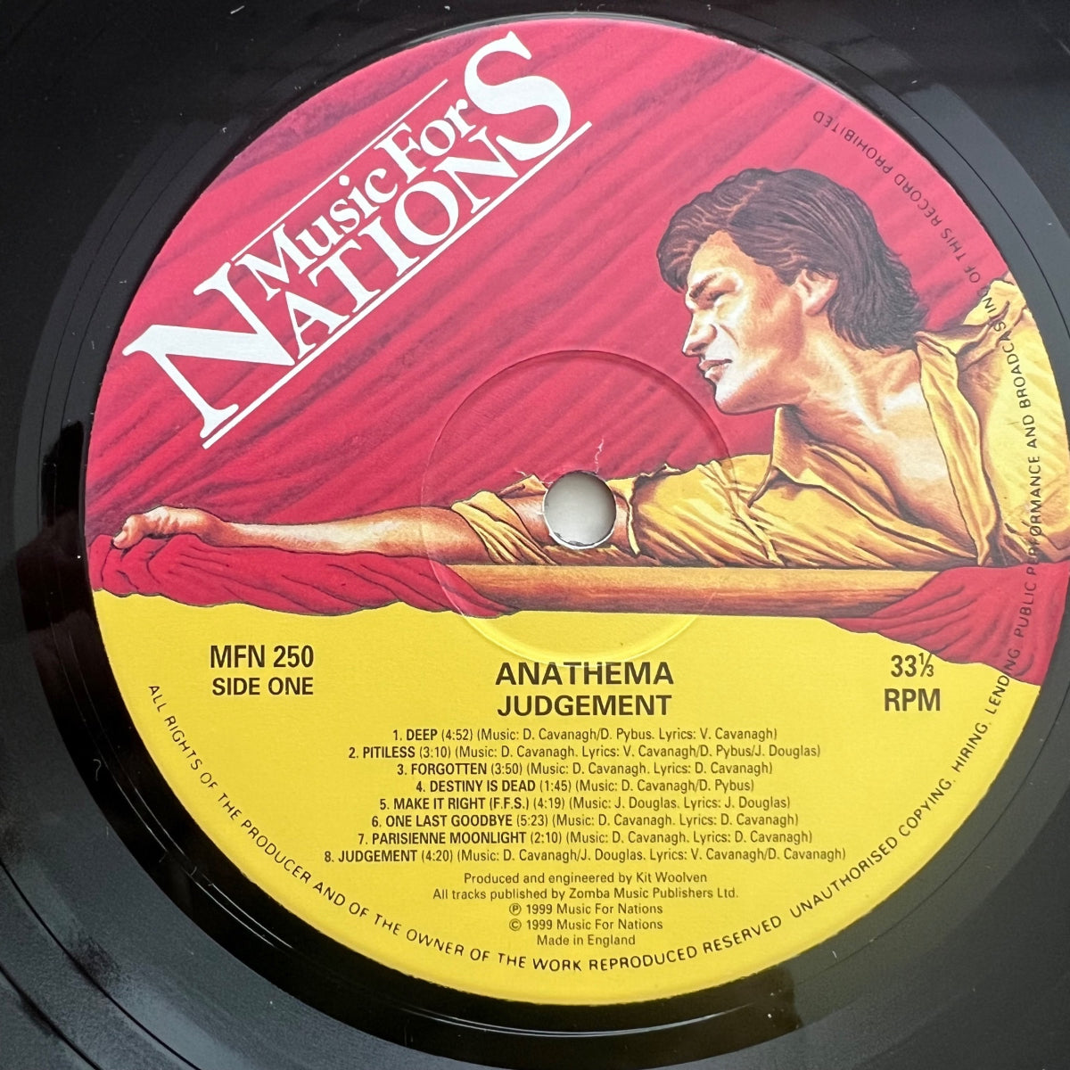 Anathema - Judgement / 1. UK-Press. 1999 - (VG++/VG+)