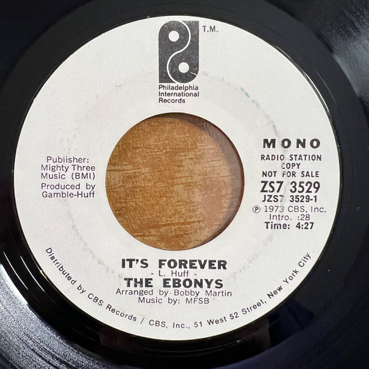 Ebonys - It's Forever / US-Promo 1973 - (VG+/Neutral)