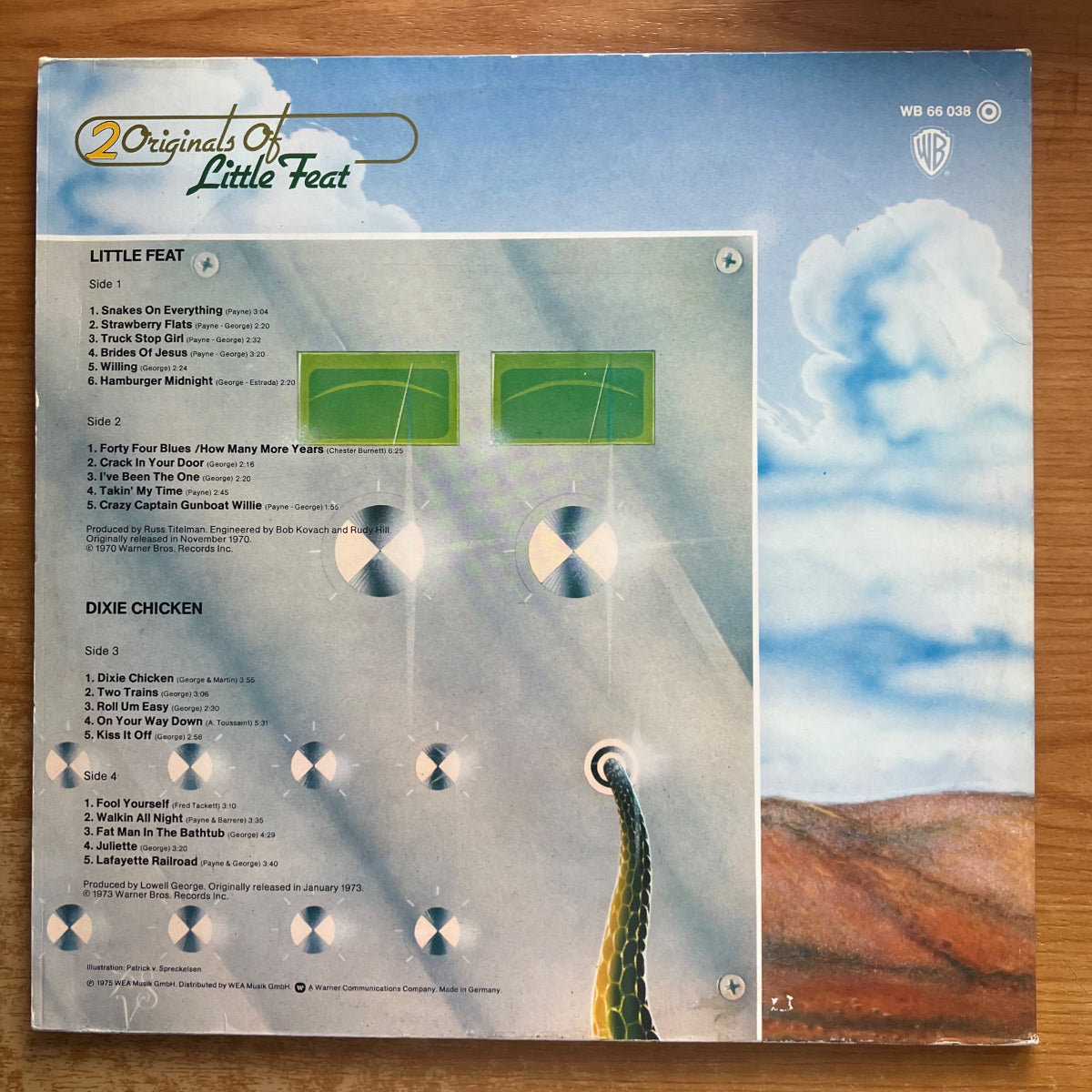 Little Feat - 2 Originals Of / 2 LP - 1. D-Press. 1975 - (M-/VG++)