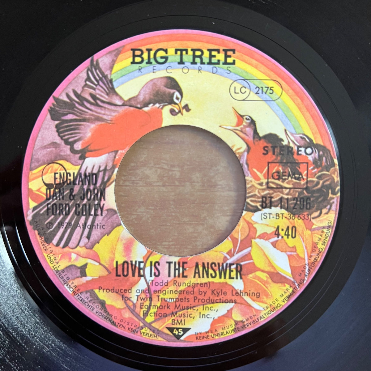 England Dan & John Ford Coley - Love Is The Answer / 1. D-Press. 1979 - (M-/VG++)