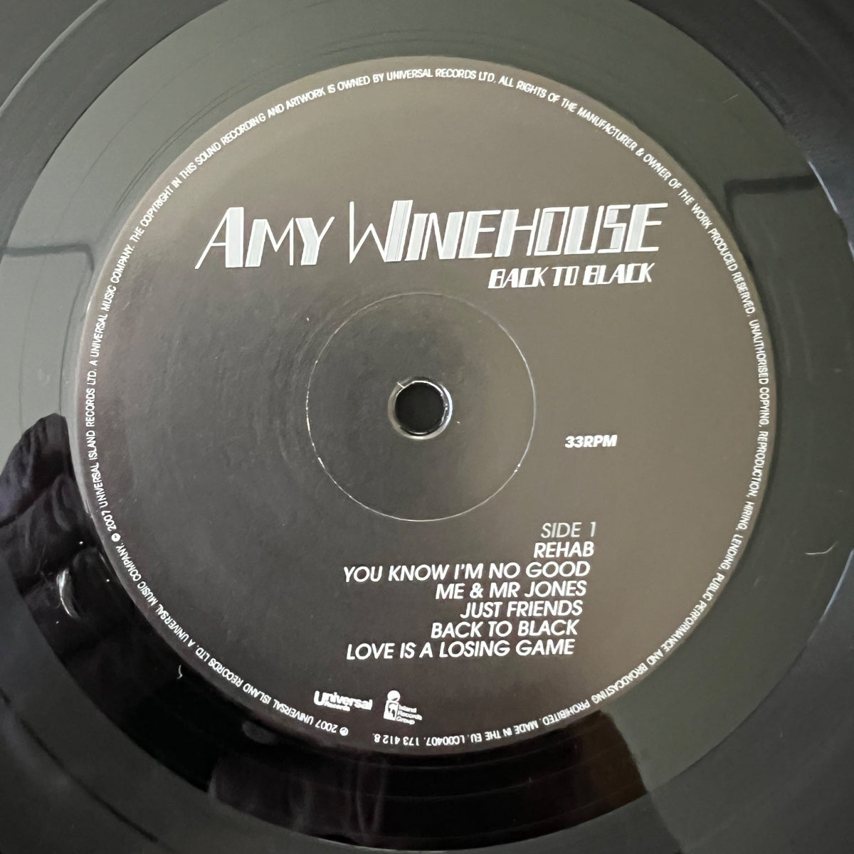 Amy Winehouse - Back To Black / 1. EU-Press. 2007 - 180gr. - (M-/VG+)