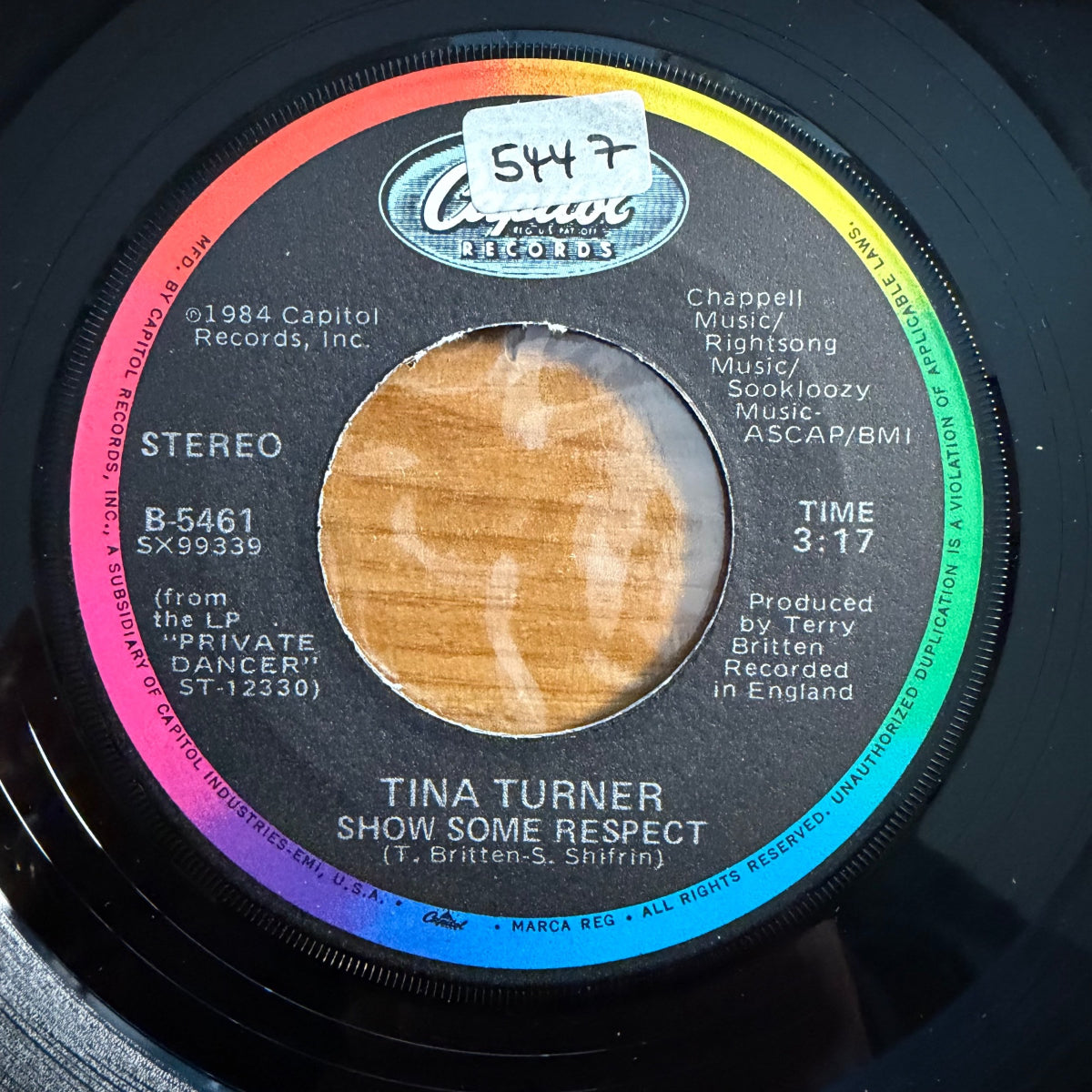 Tina Turner - Show Some Respect / 1. US-Press. 1985 - (M-/M-)