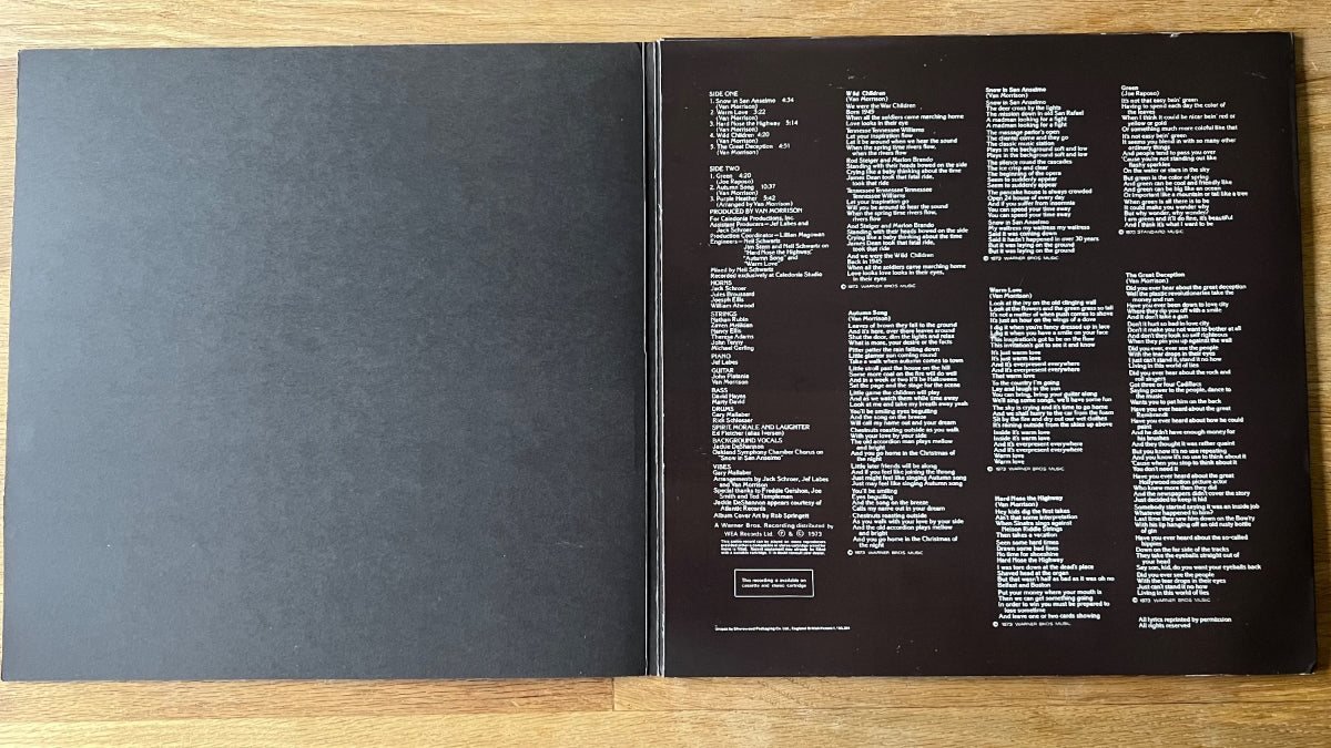 Van Morrison - Hard Nose The Highway / UK-Press. 1973 - (M-/M-)