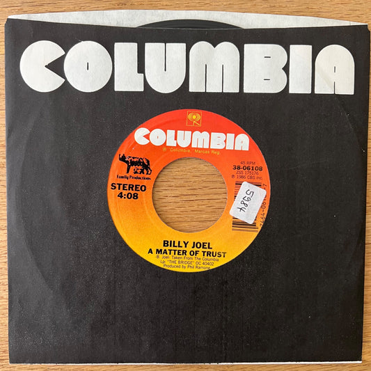 Billy Joel - A Matter Of Trust / 1. US-Press. 1986 - (M-/M-)