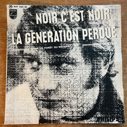 Johnny Hallyday & Blackburds - Noir C'est Noir / France-Press. 1966 (VG++/M-)