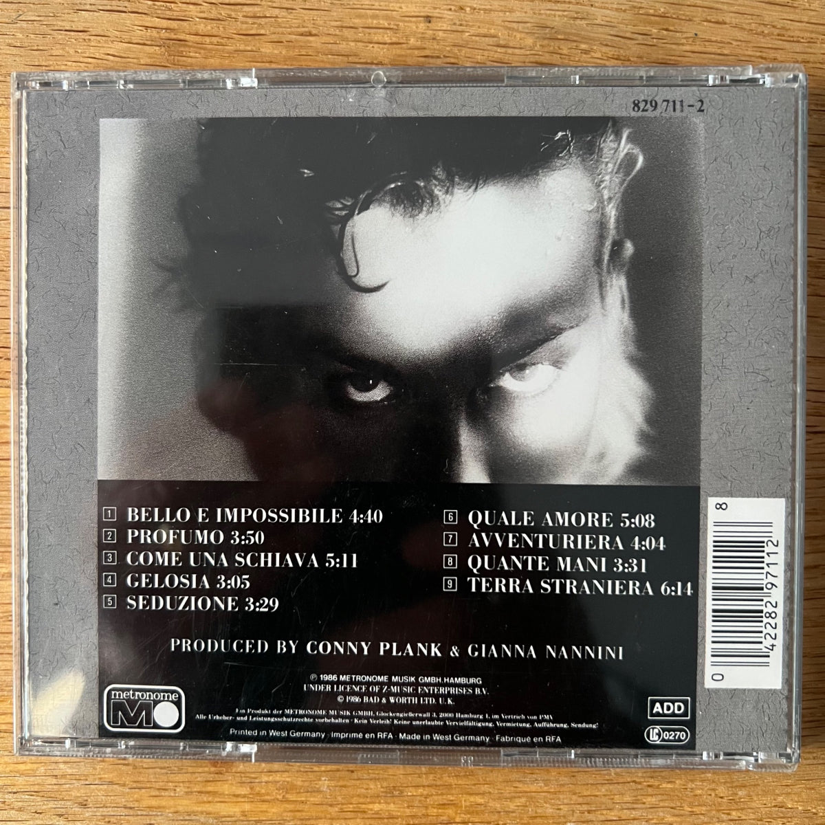 Gianna Nannini - Profumo / CD - 1. D-Press. 1986 - (M-/M-)