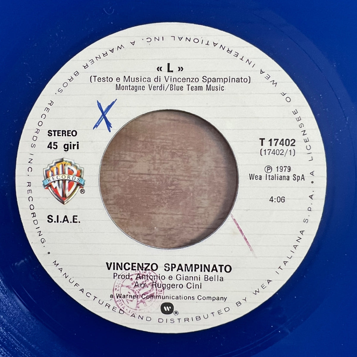 Vincenzo Spampinato - L / 1. Italy-Press. 1979 - (VG+/VG)
