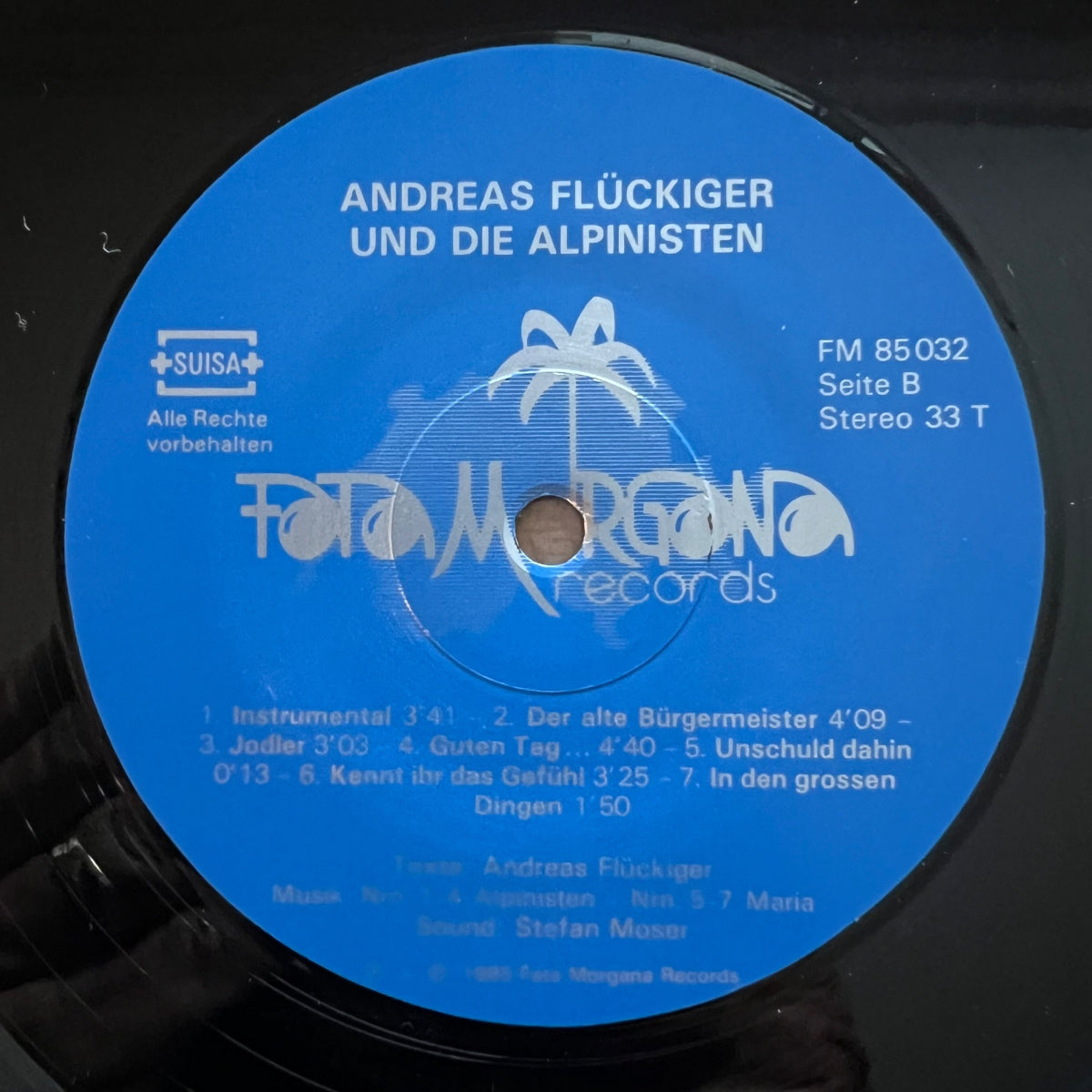 Andreas Flückiger & Die Alpinisten - Same / 1. Swiss-Press. 1985 - Cover signiert - (M-/M-)