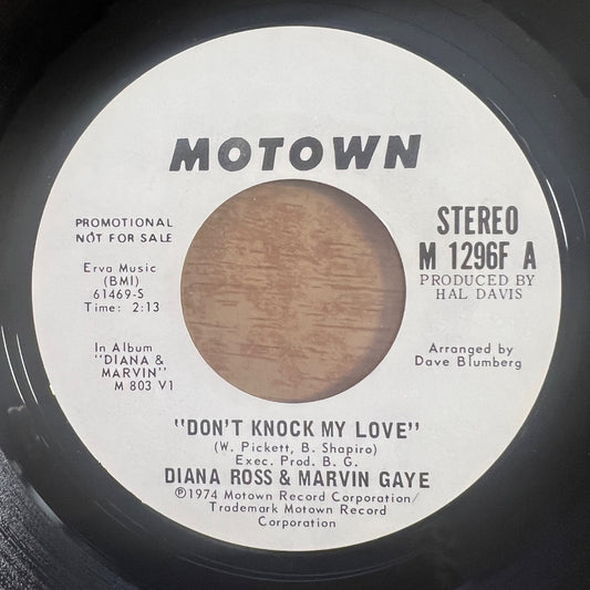 Diana Ross & Marvin Gaye - Don't Knock My Love / US-Promo 1974 - (M-/Neutral)