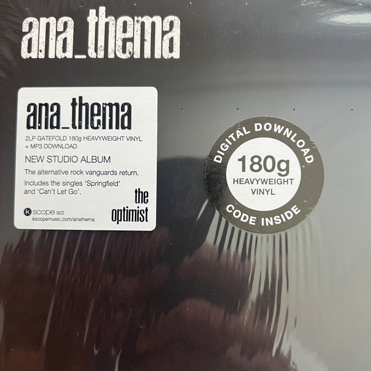 Anathema - The Optimist / 2 LP - 1. EU 2017 - Red Vinyl - (Mint & Sealed)