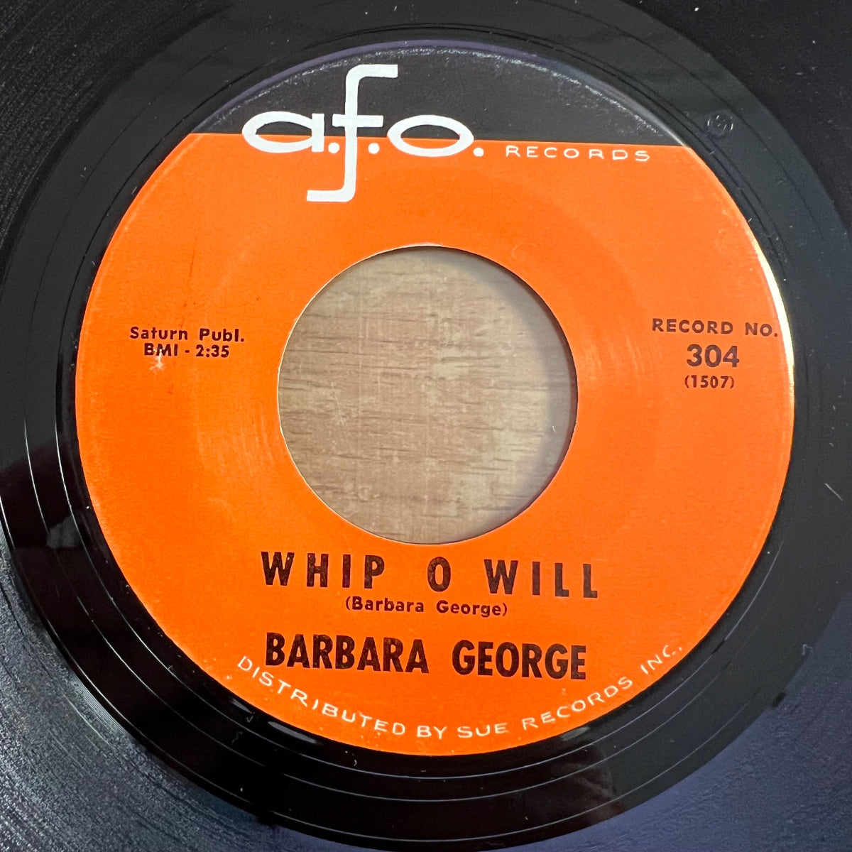 Barbara George - Whip O Will / 1. US-Press. 1962 - (VG++/Neutral)