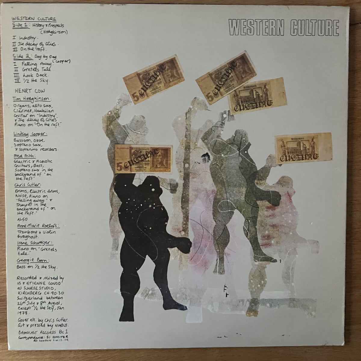 Henry Cow - Western Culture / 1. UK-Press. 1979 - (M-/M-)