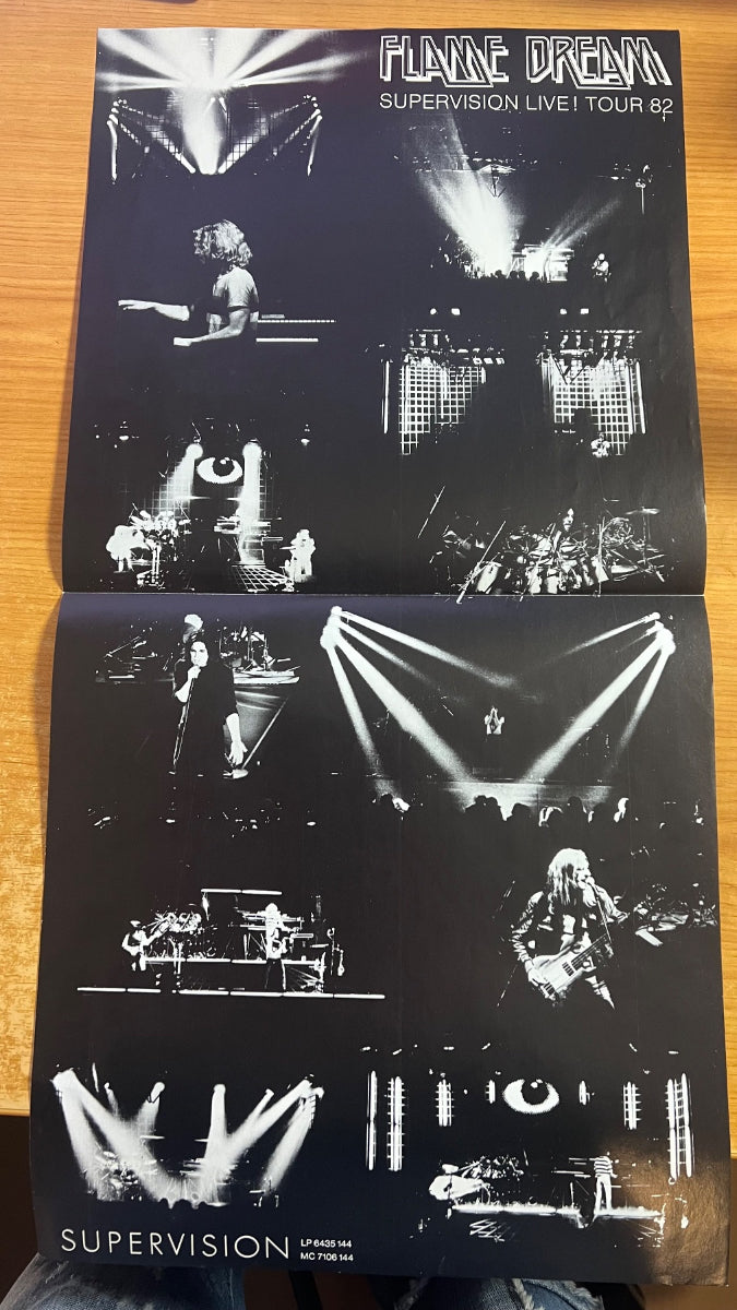 Flame Dream - Supervision // 1. German Press. 1982 - Incl. Poster - (M-/VG++)
