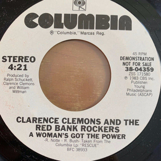 Clarence Clemons & The Red Bank Rockers - A Woman's Got The Power* / US Promo 1983 - (M-)