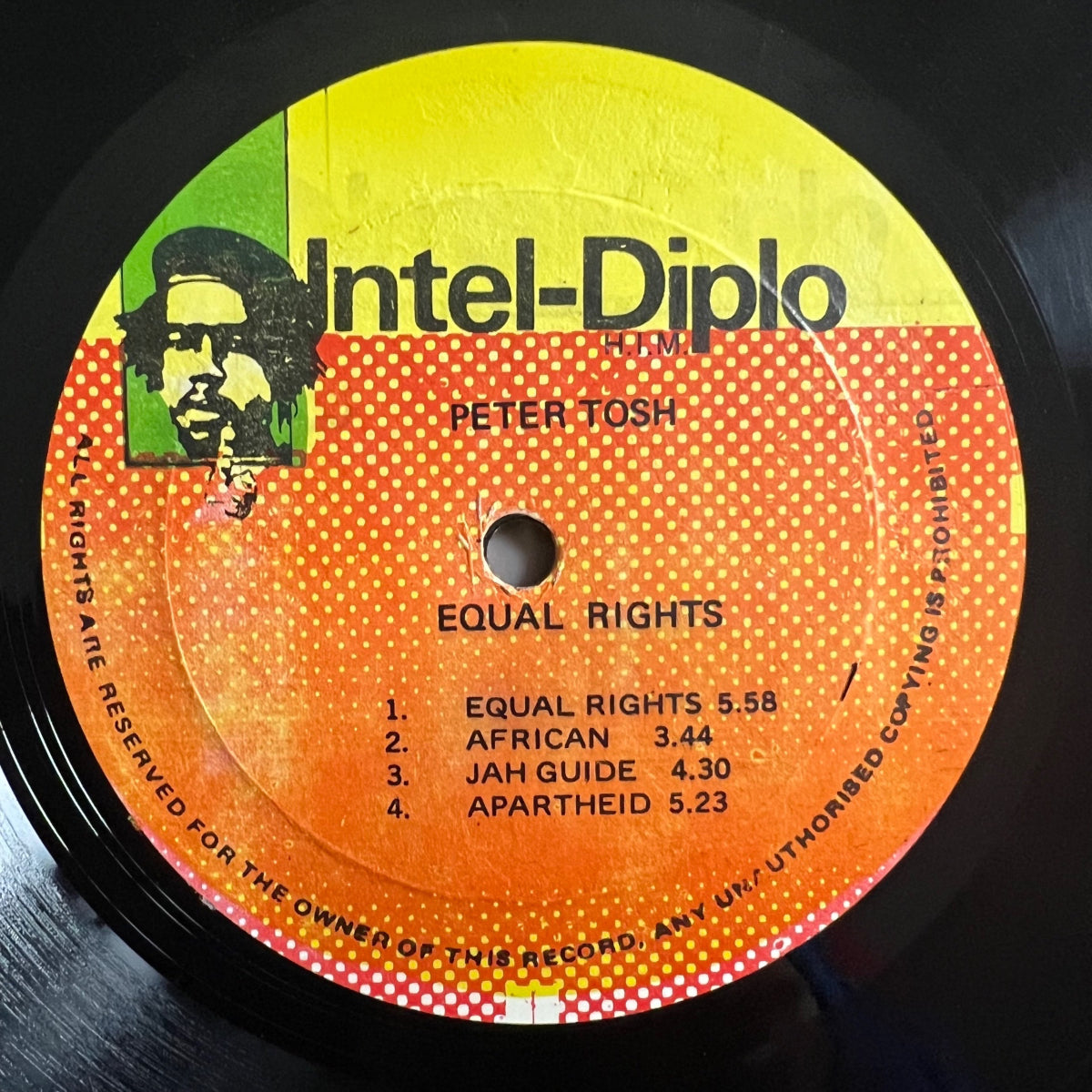 Peter Tosh - Equal Rights / 1. Jamaica-Press. 1977 - (VG+/VG++)