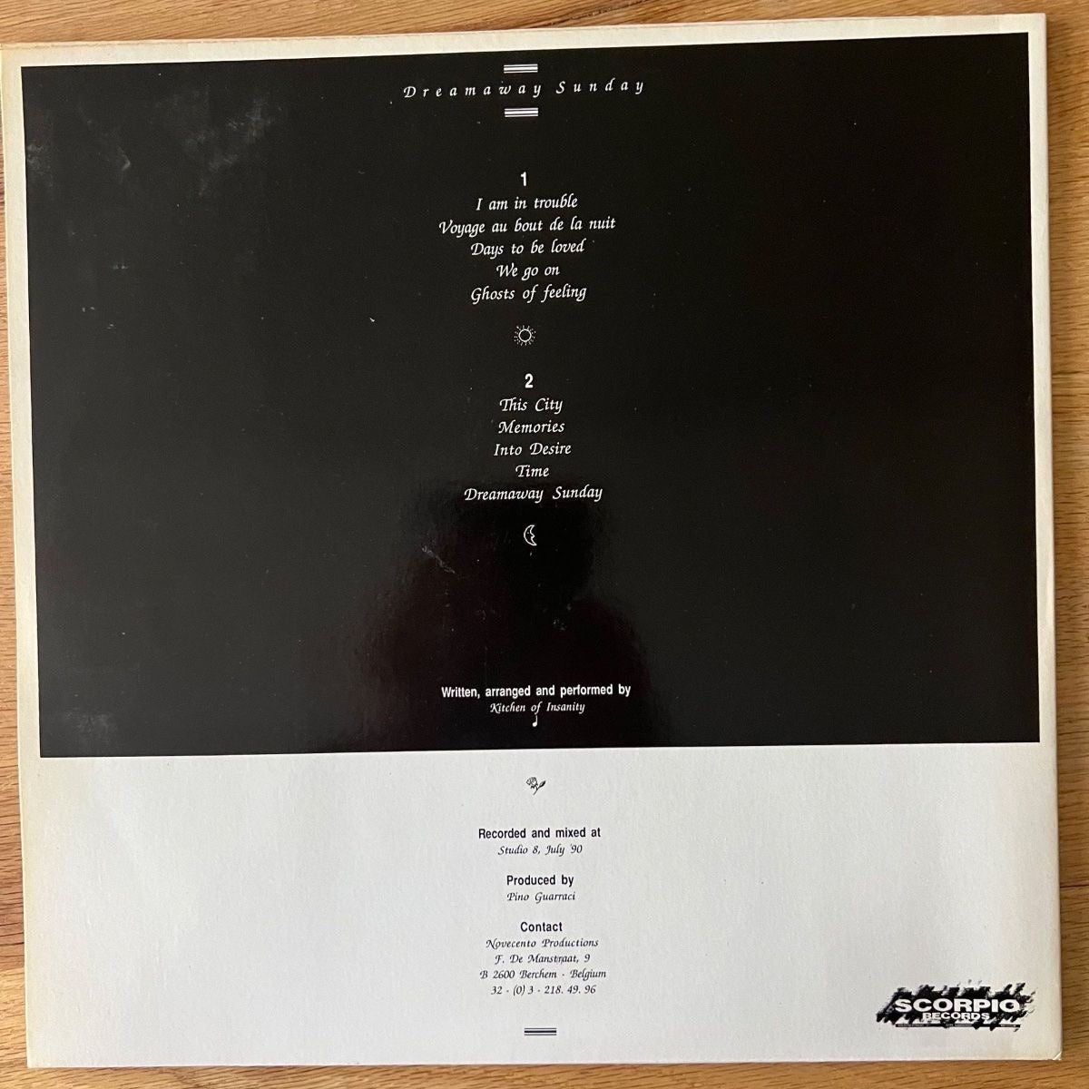 Kitchen Of Insanity - Dreamaway Sunday / 1. Belgien- Press. 1990 - (M-/M-)