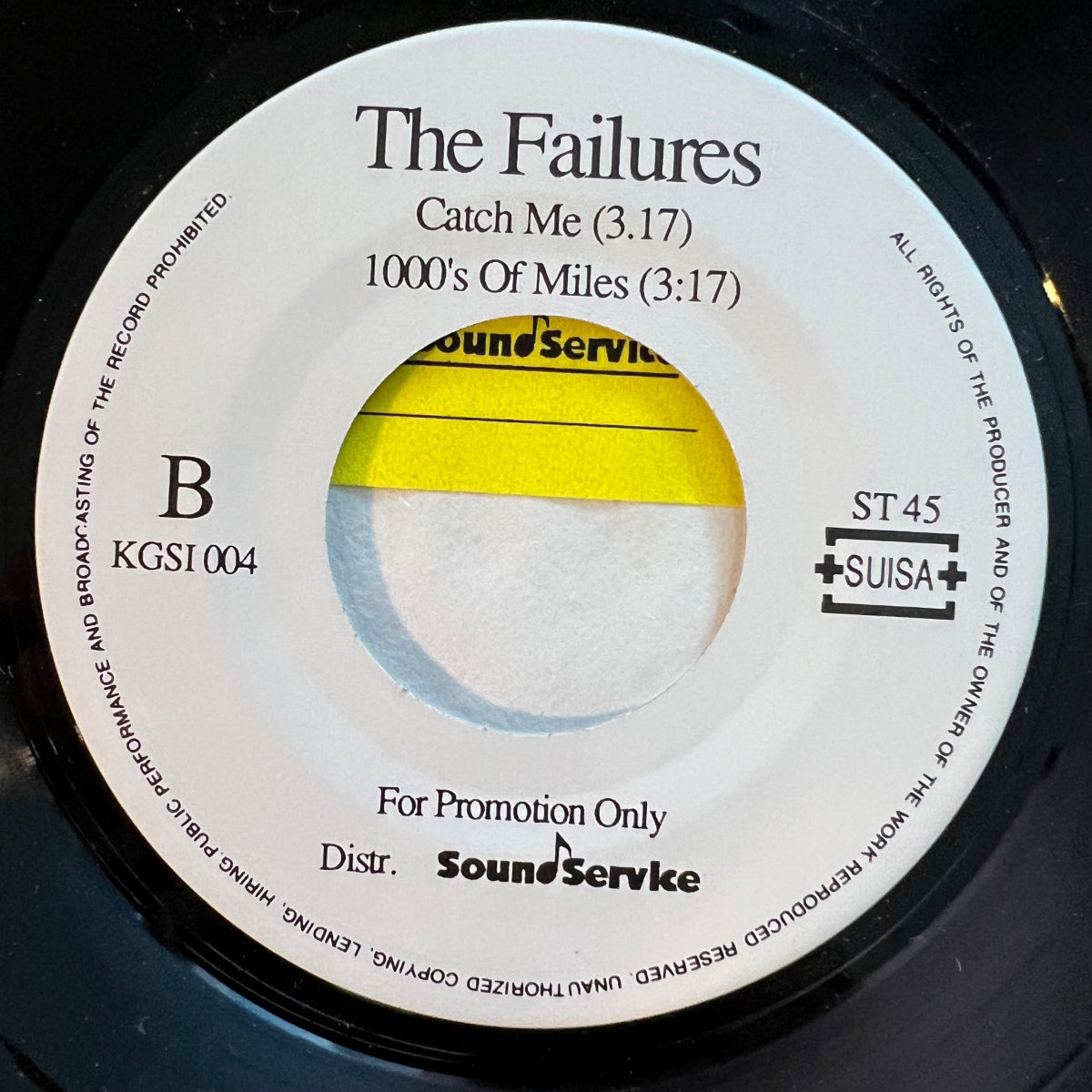Failures - We Follow You / 7" EP - 1. Swiss-Press. 1992 - (M-/VG+)