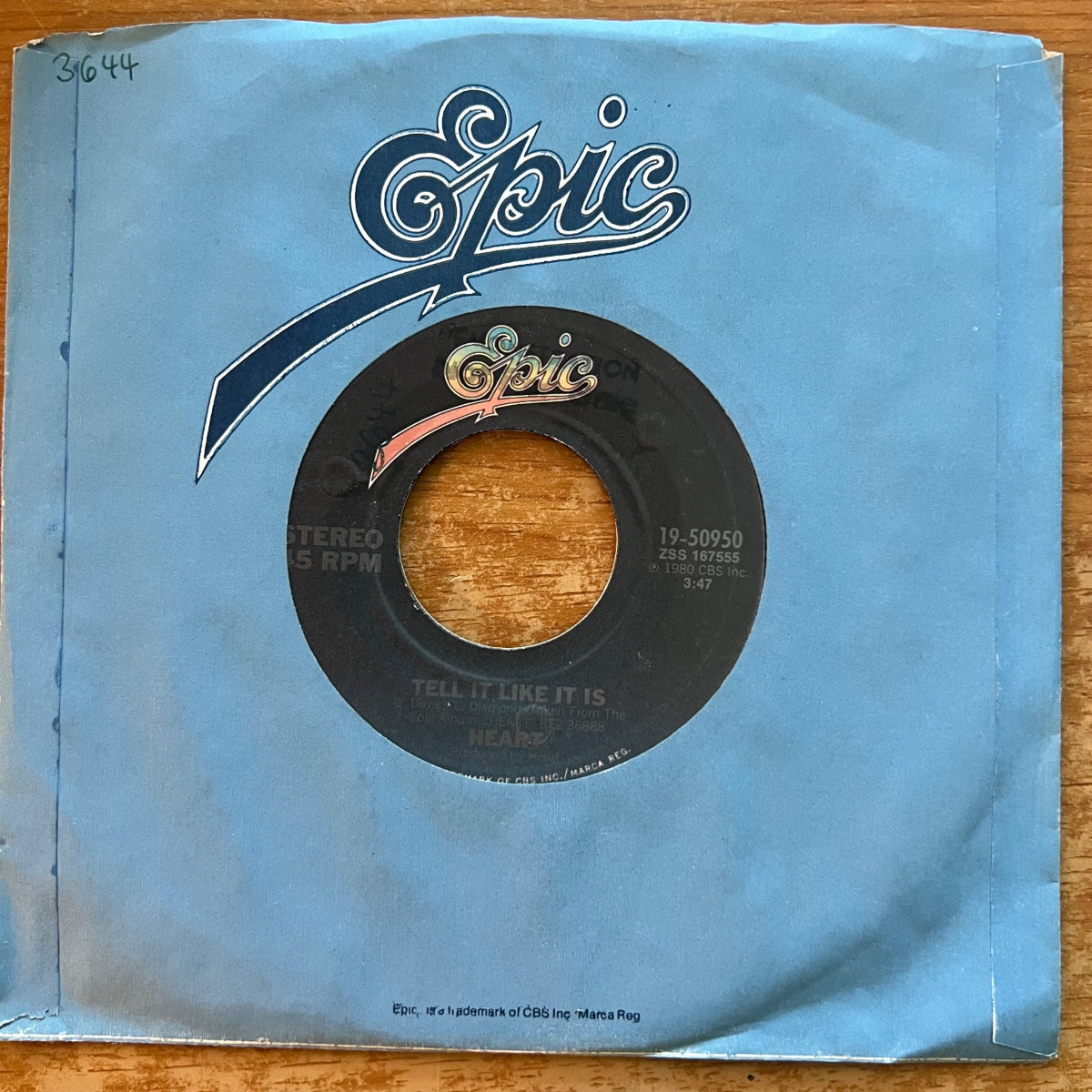 Heart - Tell It Like It Is / 1. US-Press. 1980 - (M-/VG++)