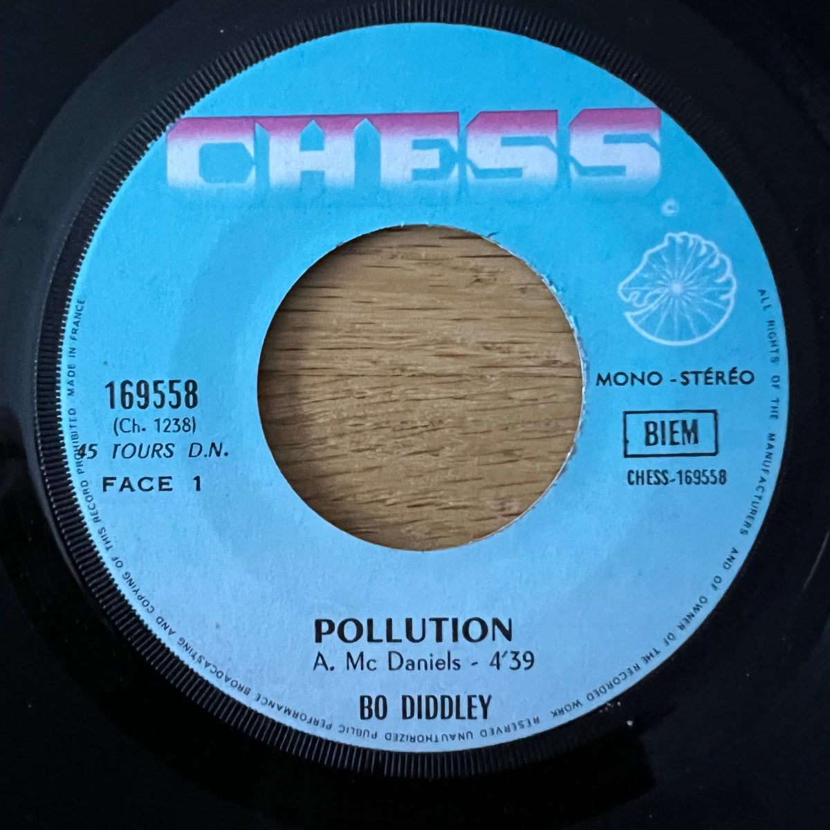 Bo Diddley - Pollution / 1. France-Press. 1972 - (M-/VG++)