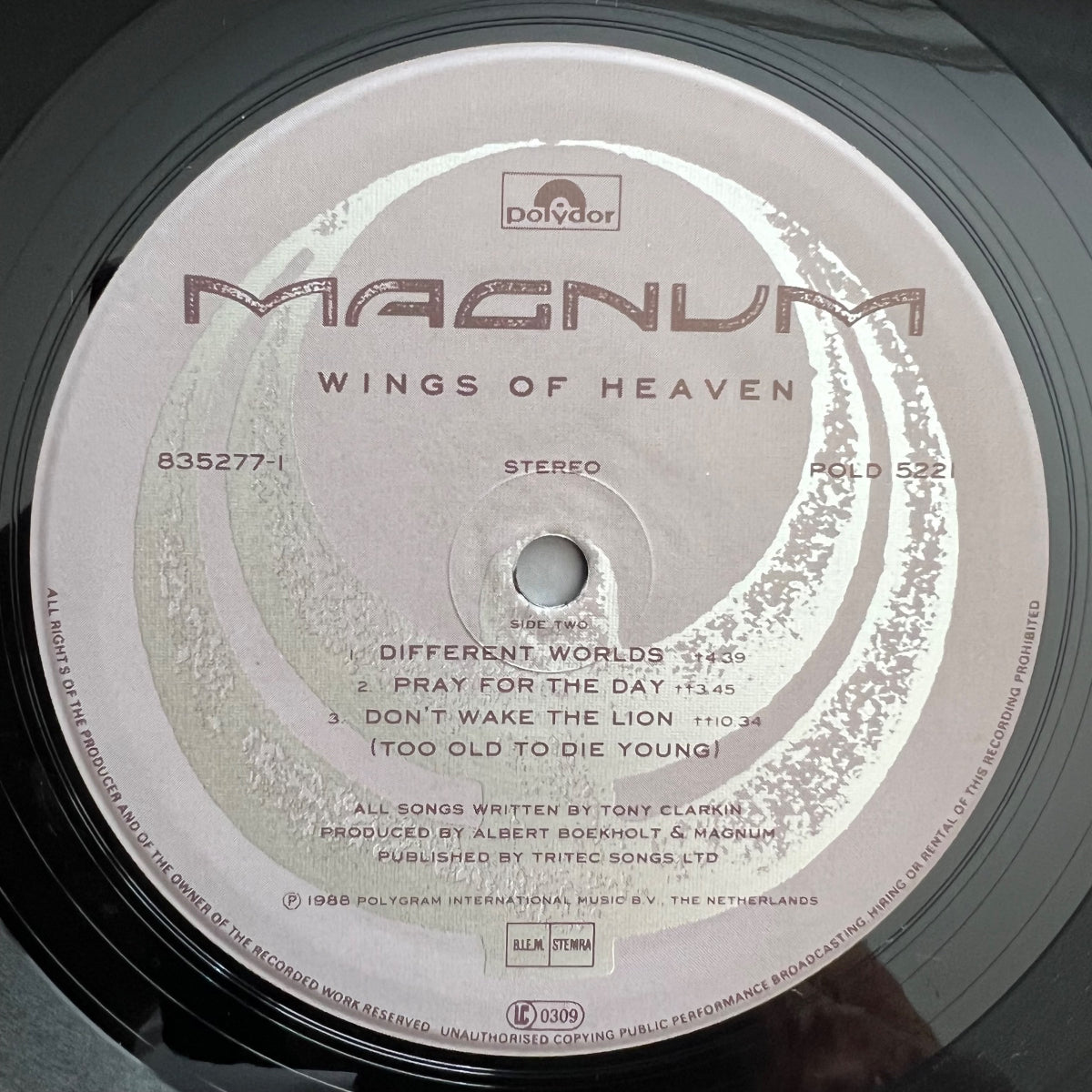 Magnum - Wings Of Heaven / 1. NL-Press. 1988 - (M-/M-)