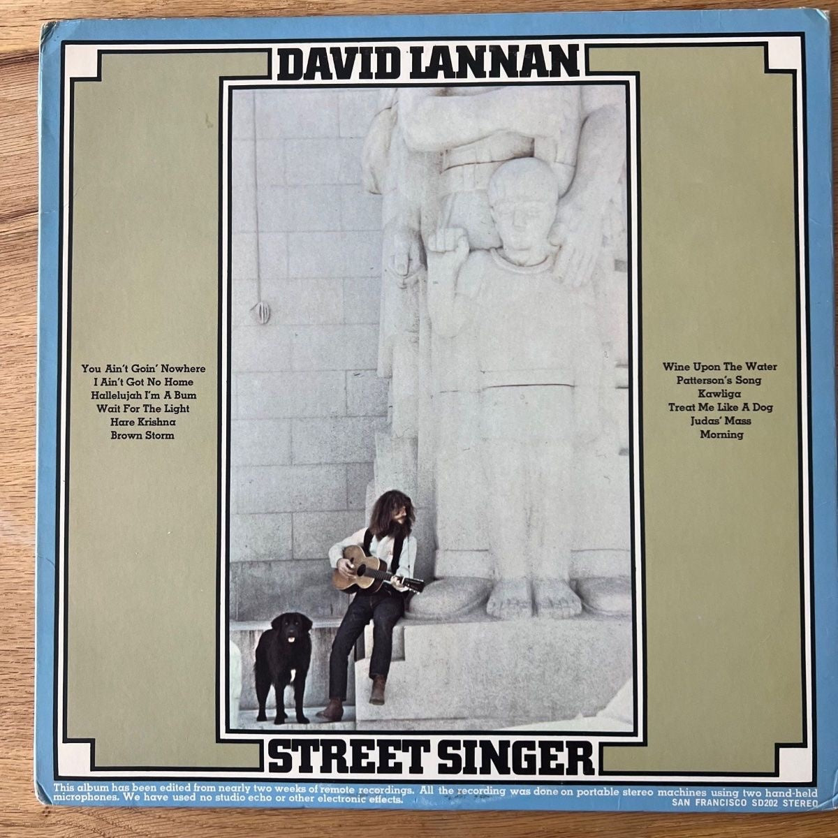 David Lannan - Street Singer / 1. US-Press. 1970 - (M-/VG++)