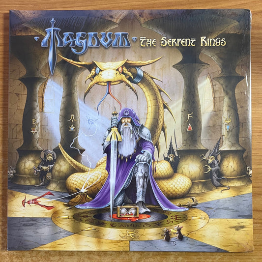 Magnum - The Serpent Rings / EU-Press. 2023 - Lilac Blue Vinyl - (Mint & Sealed)