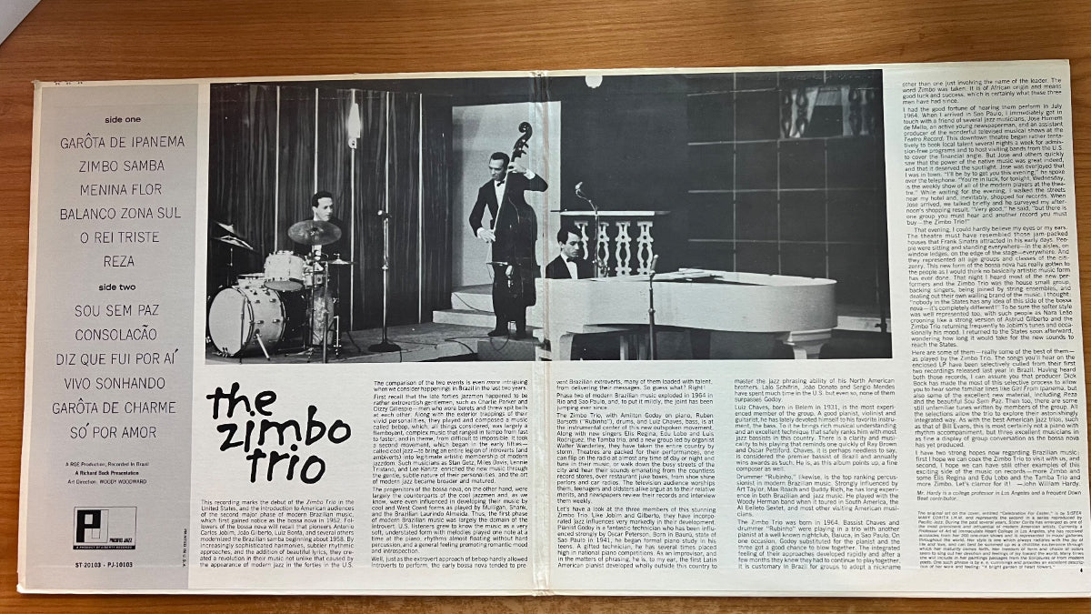 Zimbo Trio - Same / 1. US-Press. 1966 - Mono - Latin Jazz - (M-/VG++)