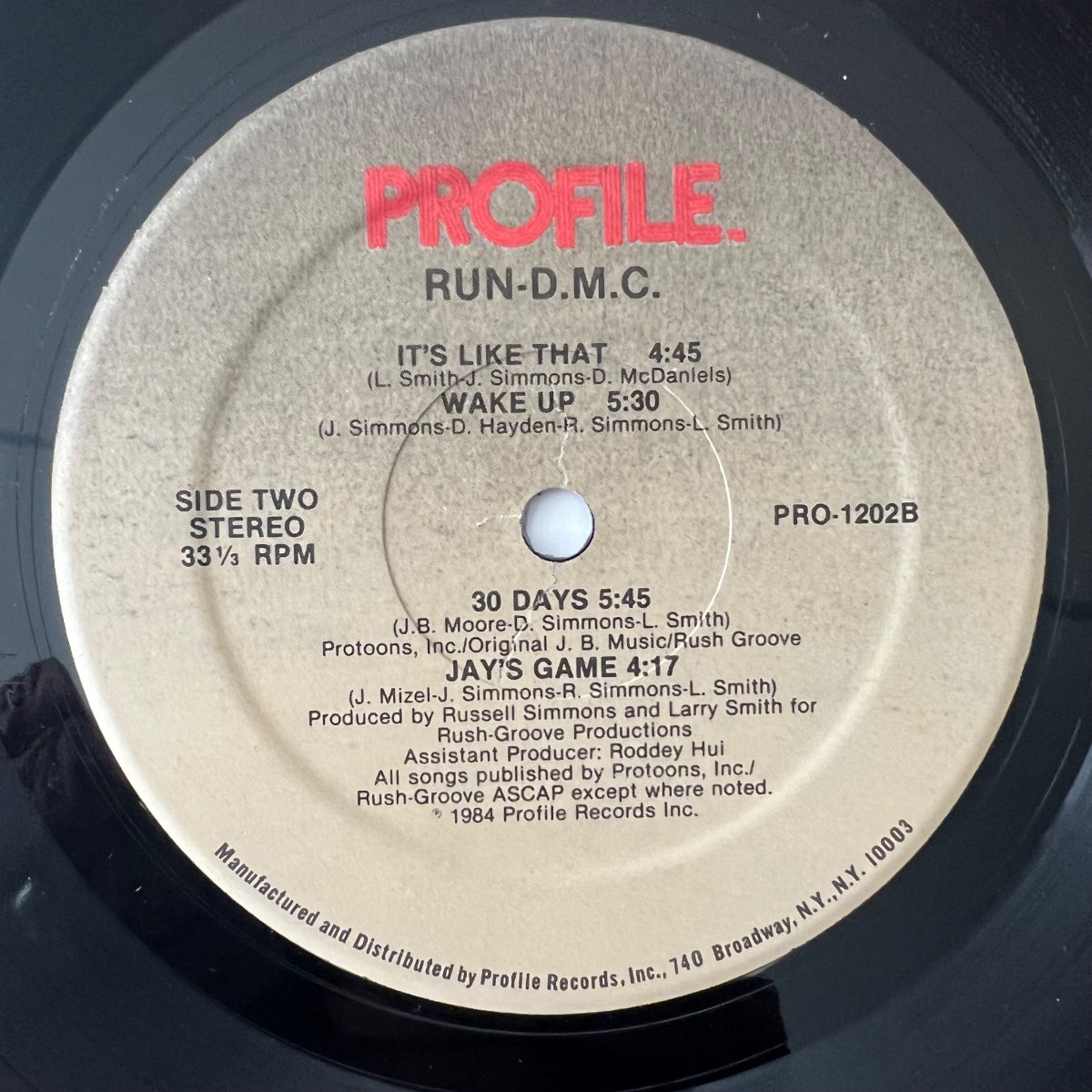 Run D.M.C. - Same / 1. US-Press. 1984 - (M-/M-)