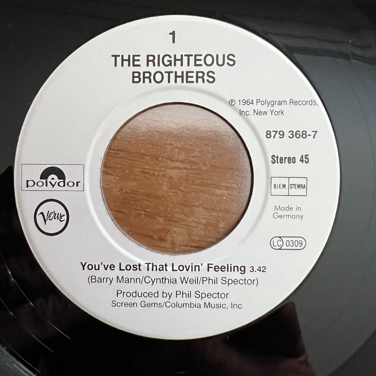 Righteous Brothers - You've Lost That Lovin' Feeling / EU-Press. 1990 (M-/VG++)