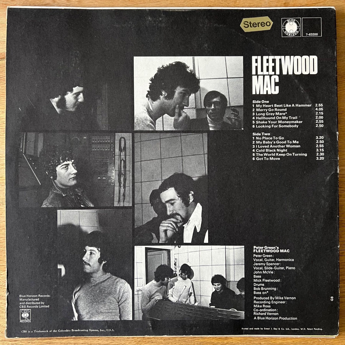 Fleetwood Mac - Peter Green's Fleetwood Mac / 1. UK-Press. 1968 - (M-/VG++)