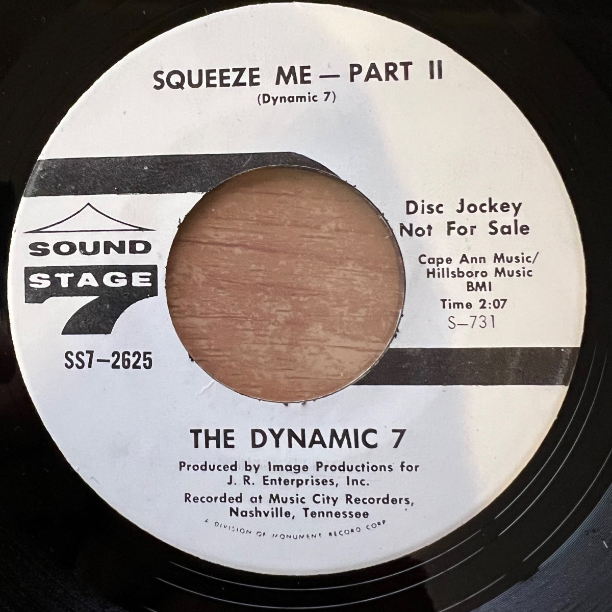 Dynamic 7 - Squeze Me / US-Promo 1969 - (VG++/Neutral)