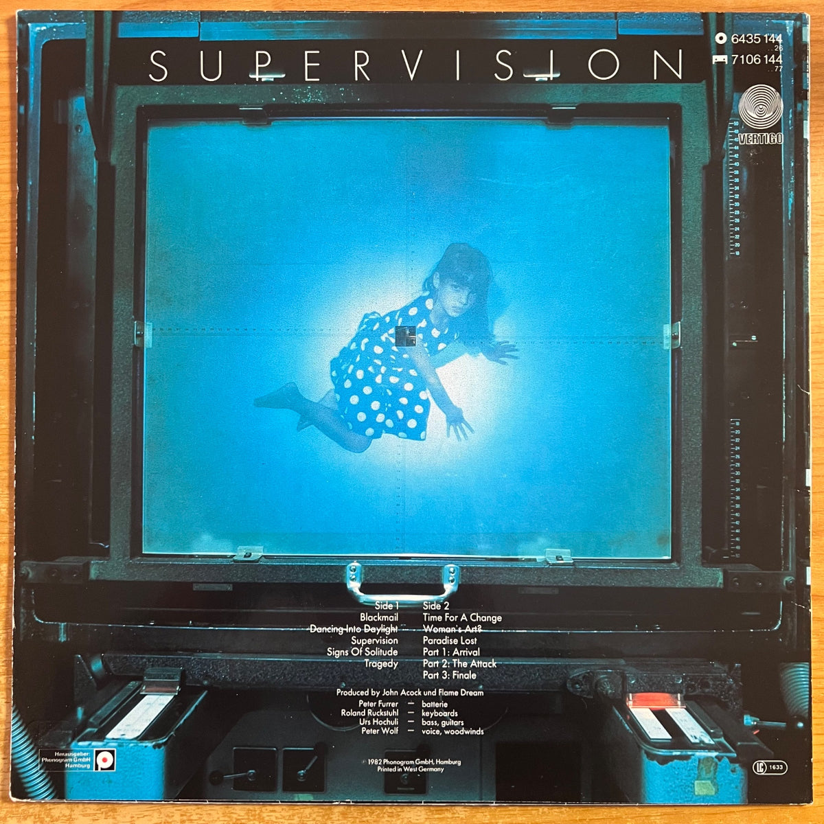 Flame Dream - Supervision // 1. German Press. 1982 - Incl. Poster - (M-/VG++)