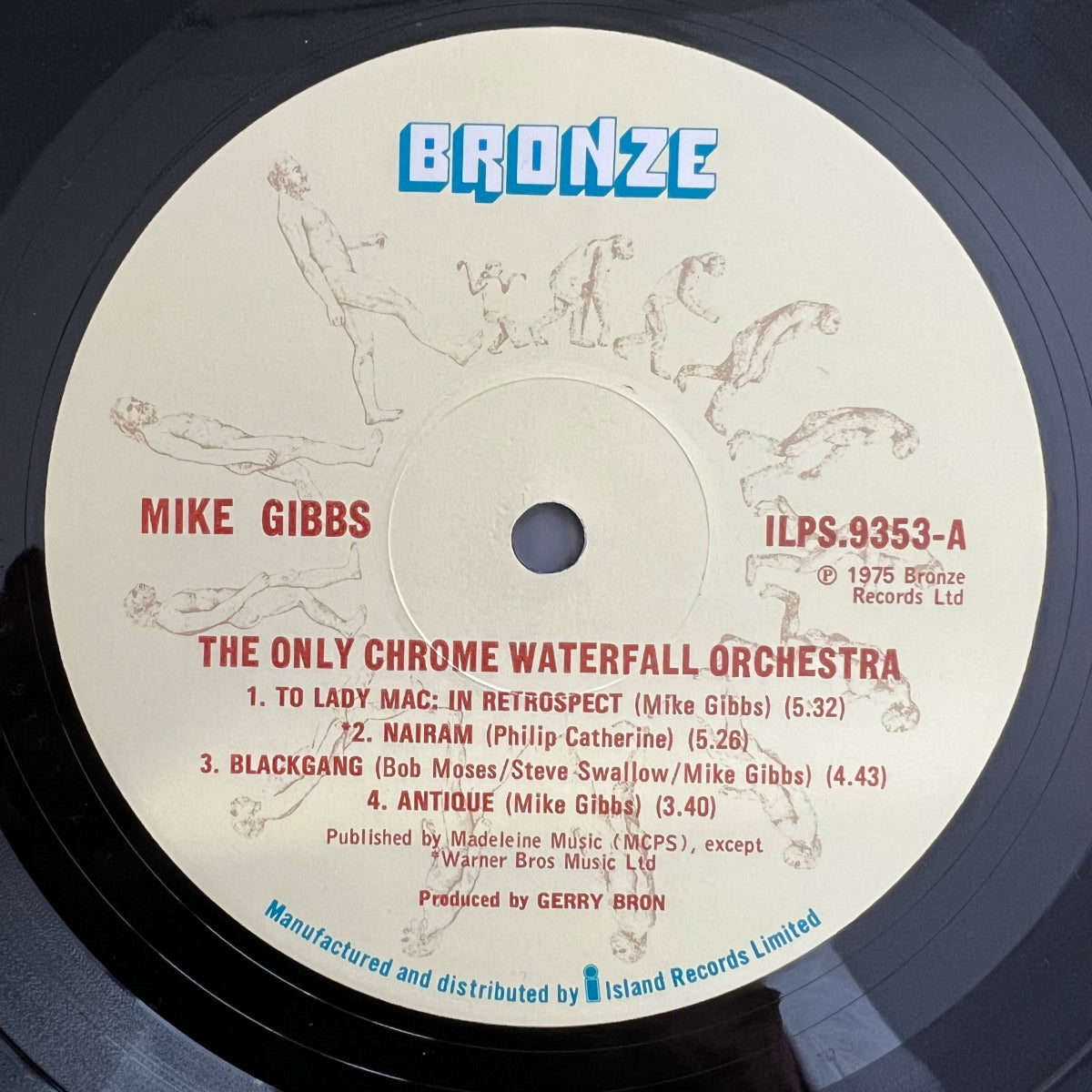 Mike Gibbs - Directs The Only Chrome-Waterfall Orch. / 1. UK-Press. 1975 - (VG++/VG++)