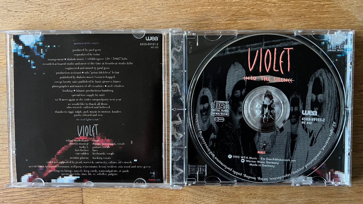 Violet - Into The Silence / CD - 1st D-Press. 1995 - (M-/M-)