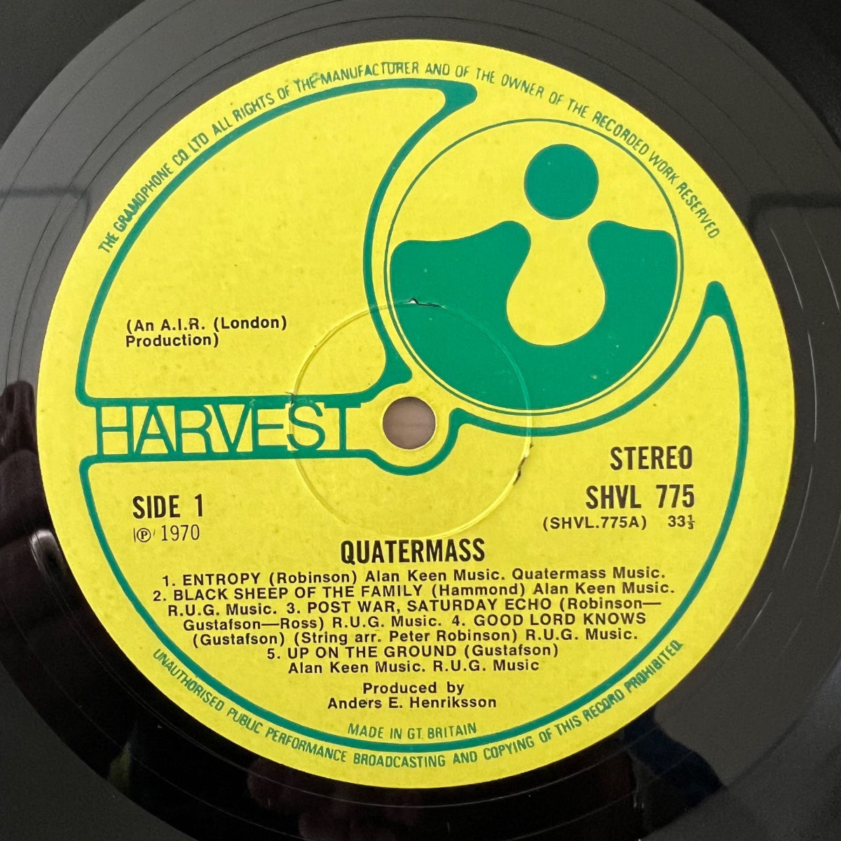 Quatermass - Same / 1. UK-Press. 1970 - (M-/M-)