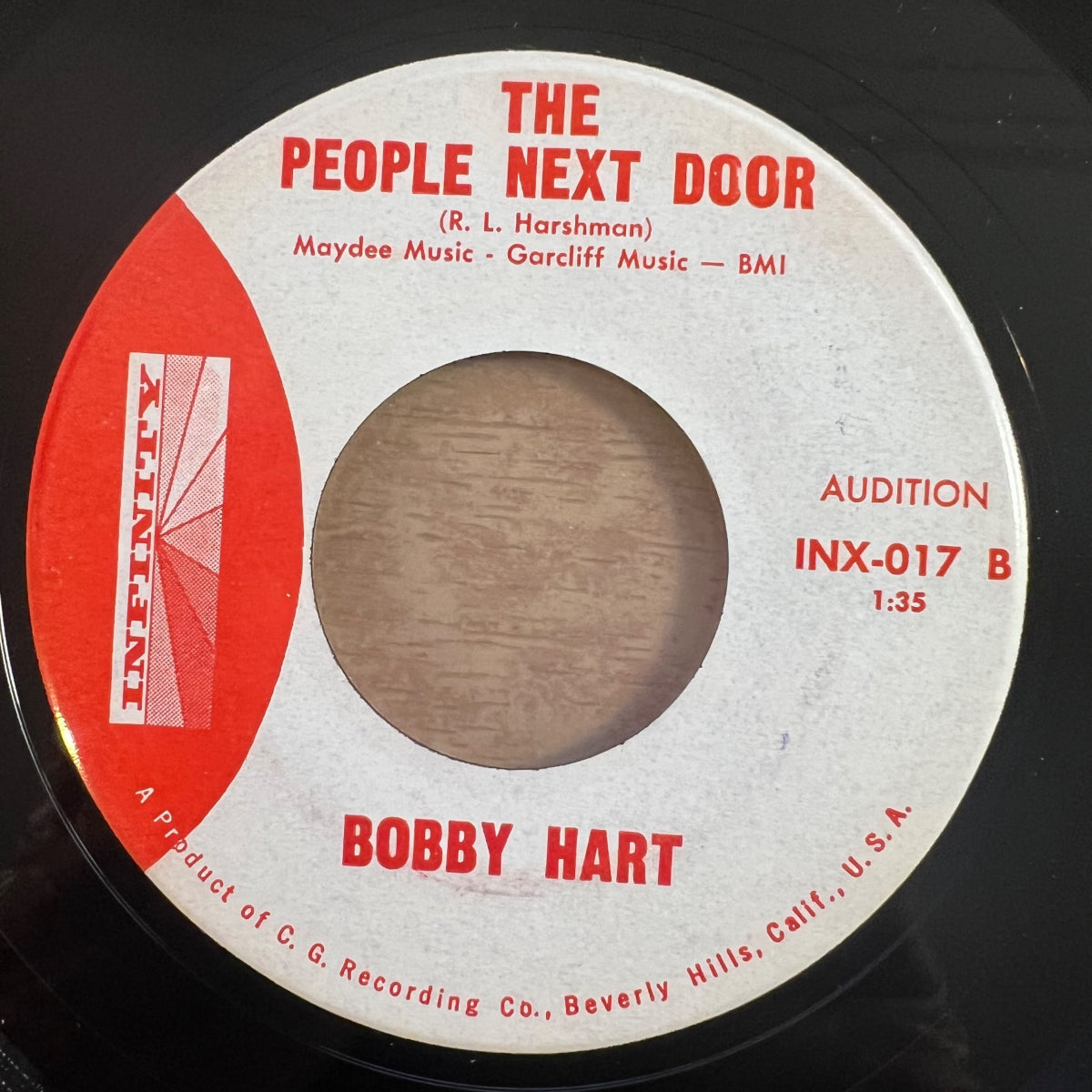Bobby Hart - Too Many Teardrops / 1. US-Press. 1962 - (M-/Neutral)
