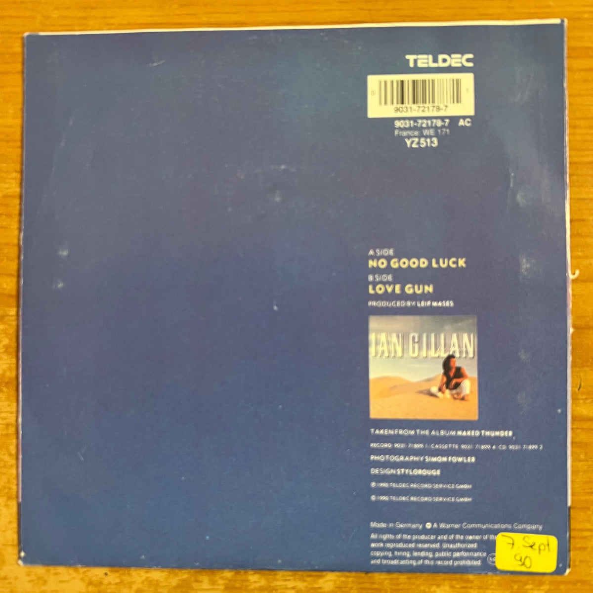 Ian Gillan - No Good Luck / 1. EU-Press. 1990 -. (M-/VG++)