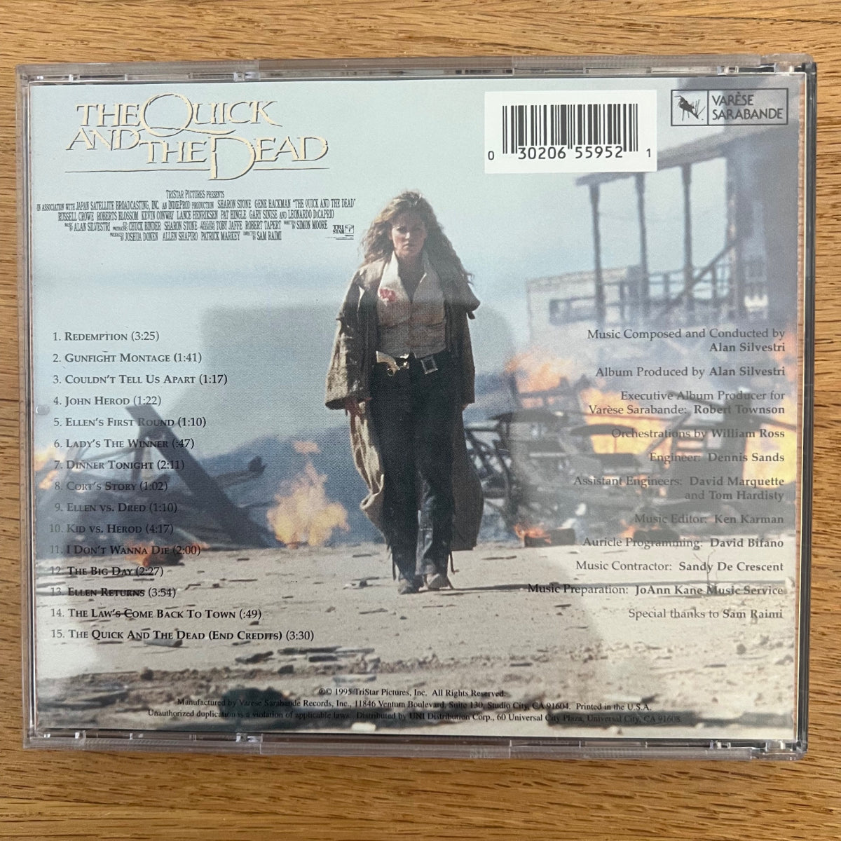 Alan Silvestri -. The Quick And The Dead / CD - 1. US-Press. 1995 - (M-/M-)