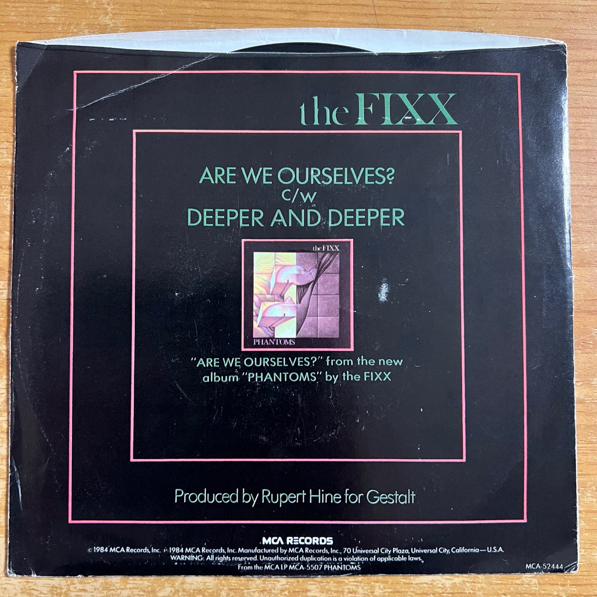 Fixx - Are We Ourselves? / 1st US Press. 1984 - (M-/VG++)
