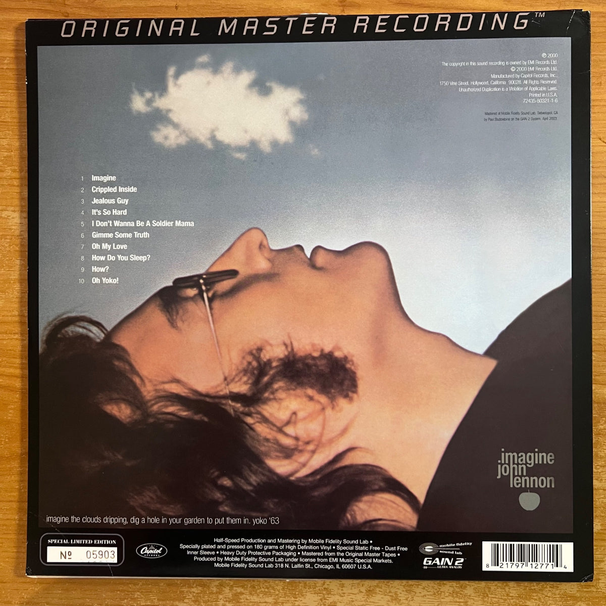 John Lennon - Imagine / Audiophile MFSL 2003 - (M-/M-)