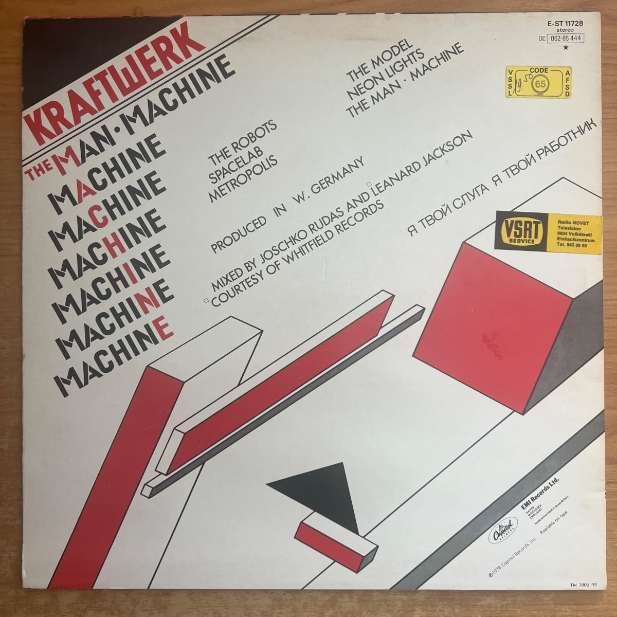 Kraftwerk - The Man-Machine / 1. UK-Press. 1978 - (VG++/VG++)