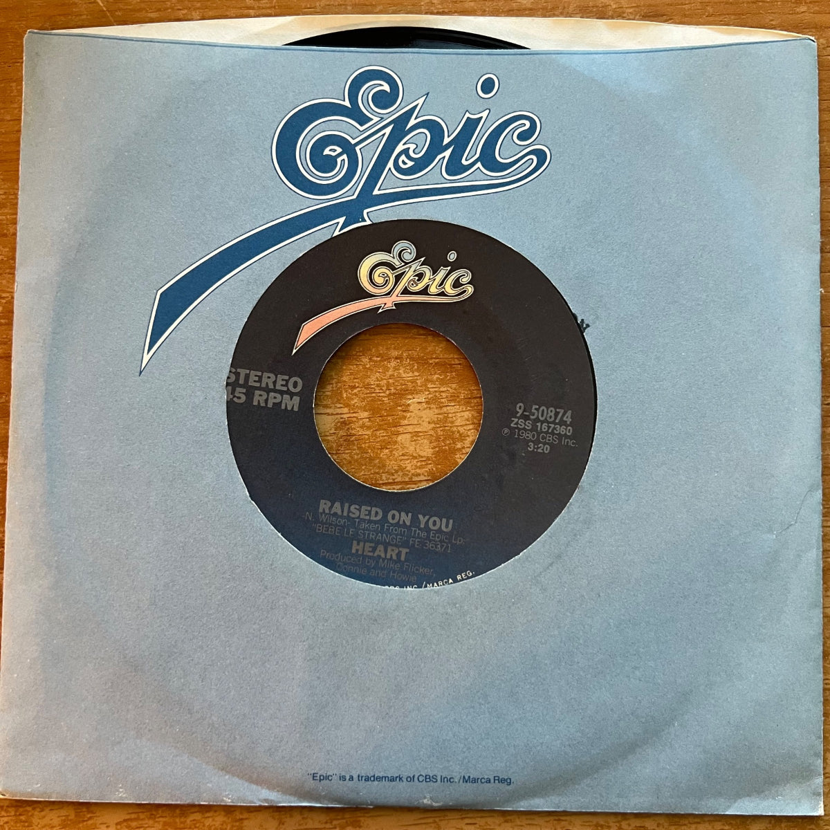 Heart - Raised On You / 1. US-Press. 1980 - (M-/M-)