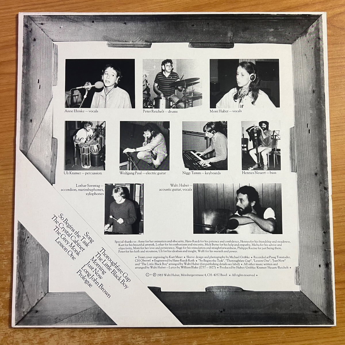 Walti Huber - A Sense Of Touch / 1. Swiss-Press. 1984 - (M-/M-)