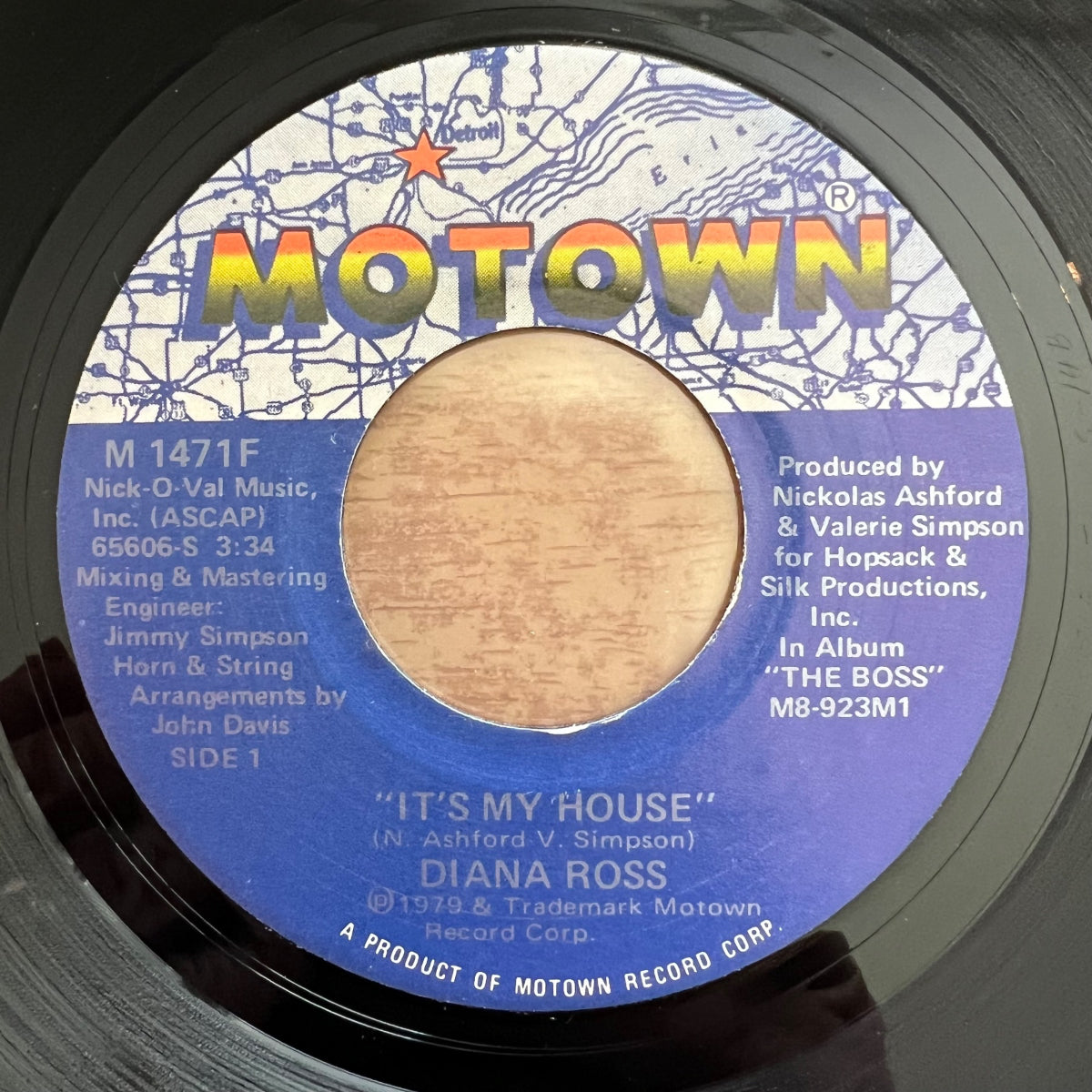 Diana Ross - It's My House / 1. US-Press. 1979 - (M-/Neutral)