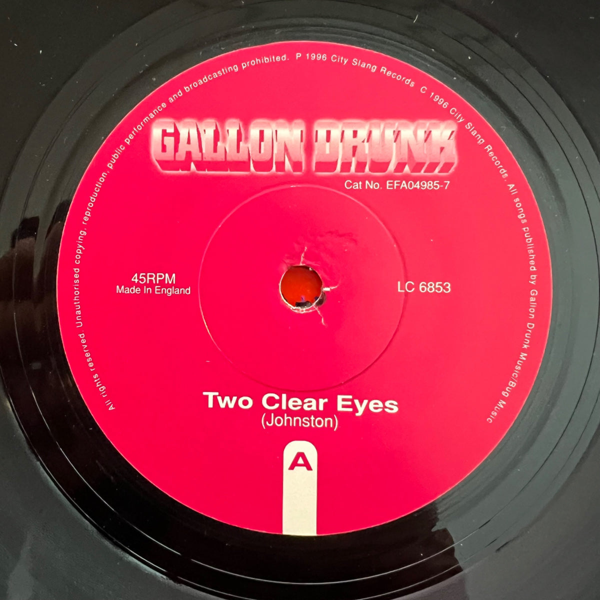 Gallon Drunk - Two Clear Eyes / 1. UK-Press. 1996 - (Mint)