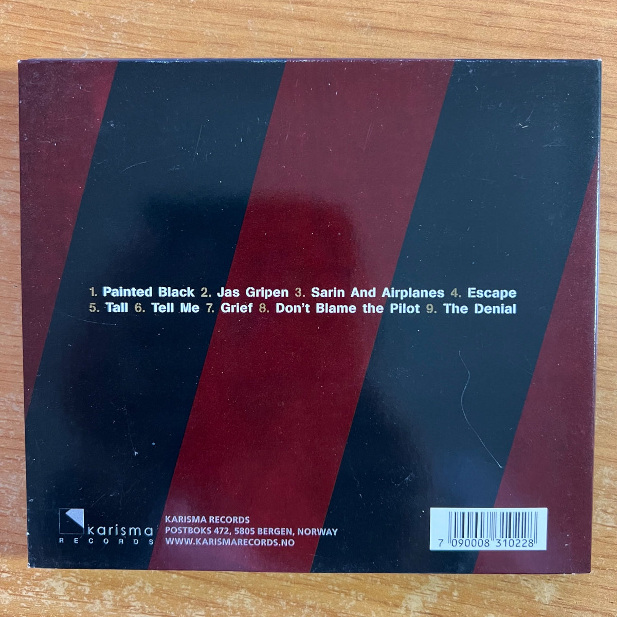 Gallery - Jas Grippe / CD - 1. Norway-Press. 2007 - Cardboard Cover (M-/M-)