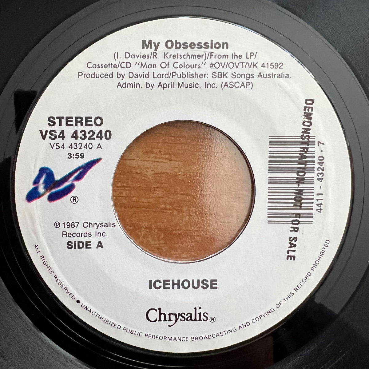 Icehouse - My Obsession / 1. US-Press. 1987 - (M-/VG++)